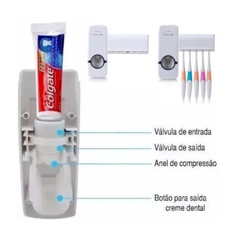 Suporte Para Escovas Dispenser Max