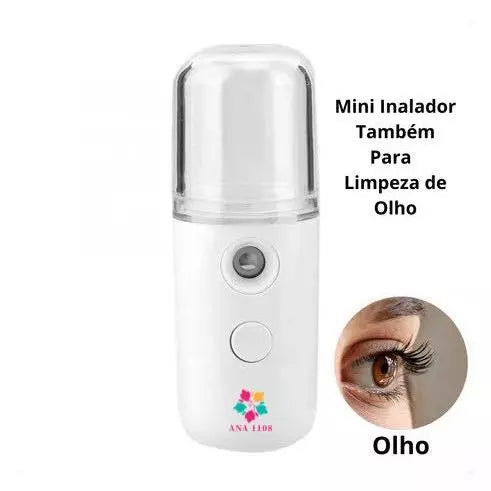 Inalador Portátil Nebulizador Recarregável USB Silencioso